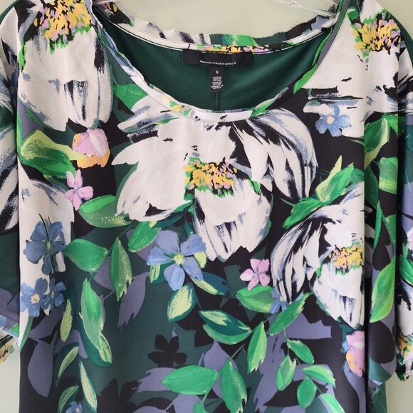 WHBM Woven Dolman Tee, Size S, Like New - Picture 3 of 5